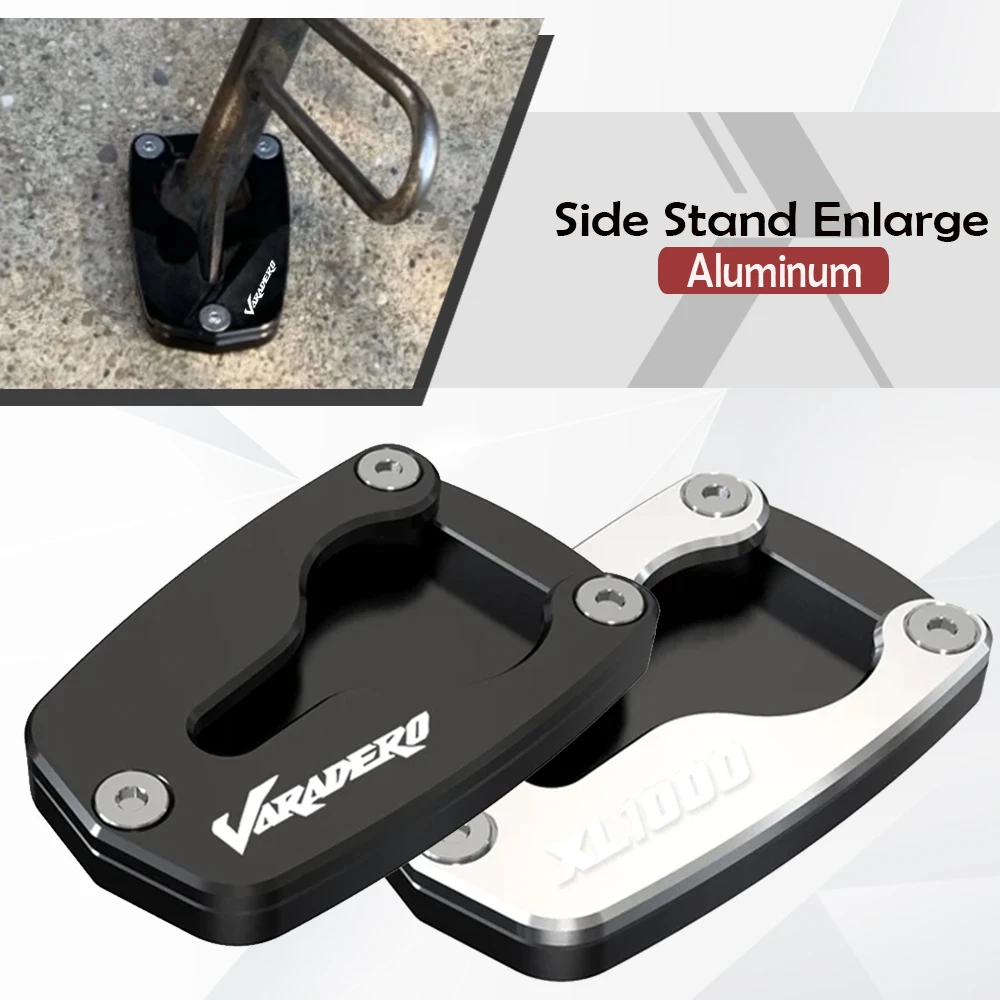 

For Honda XL 1000V XL1000V Varadero 2003 2004 2005 2006-2011 Motorcycle Side Stand Enlarge Kickstand Enlarger Support Extension