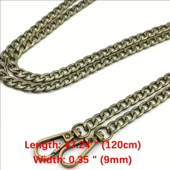 Metal Chain Accessories Crossbody Shoulder Portable Wrist Bag Chain Strap Replacement Luggage Accessories Versatile Decoration 6