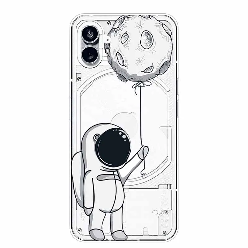 Silicone Soft Cute Transparent Protective Case - Clear TPU Cover