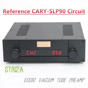 Preamplificatore telecomandato a tubo STR12A 12AU7/ECC82 Audio HiFi 4 in 1 uscita Circuito preamplificatore Cary SLP-90 di riferimento 1