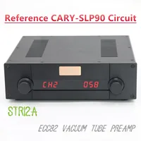 STR12A 12AU7/ECC82 Tube Remote Control Preamplifier HiFi Audio 4 In 1 Out Reference Cary SLP-90 Preamp Circuit 1