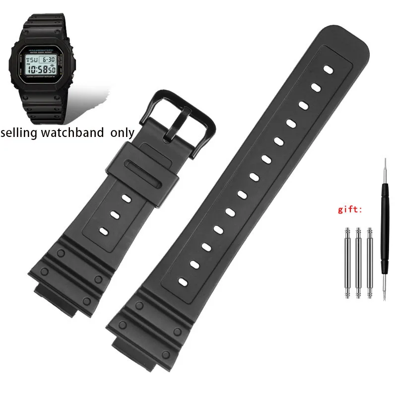 Per Casio G-Shock Gw-M5610 Dw5600 Dw5700 Dw6900 Smart Watch Cinturini Impermeabili Uomo Sport Silicone Piccolo Cinturino Quadrato In Resina