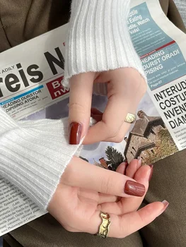 2025 سليم كم طويل Badycon سترة عالية الجودة الأساسية الخامس الرقبة شيك الخريف بلوفر شتوي المرأة الإناث محبوك مضلع سترة 6