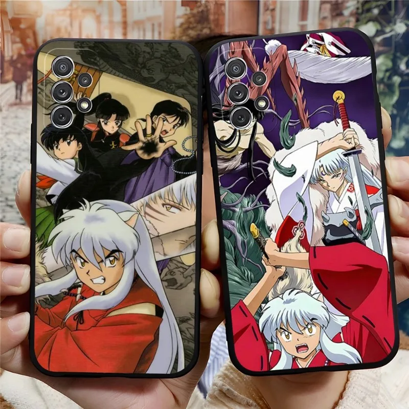 Чехол для телефона с аниме Inuyasha чехол Samsung S22 S21 S20 S30 S9 S10 S8 S7 S6 Pro Plus Edge ультра Fe