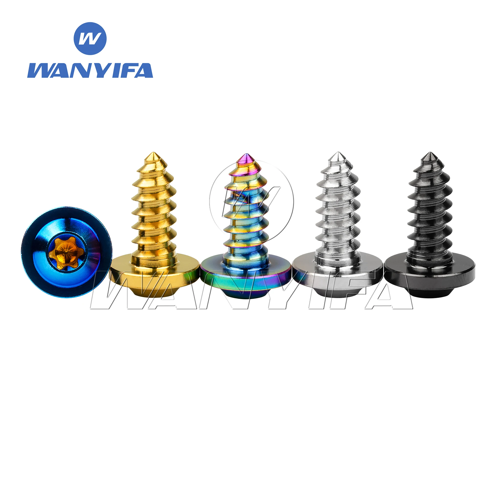 Premium Titanium Self-Tapping Button Screw