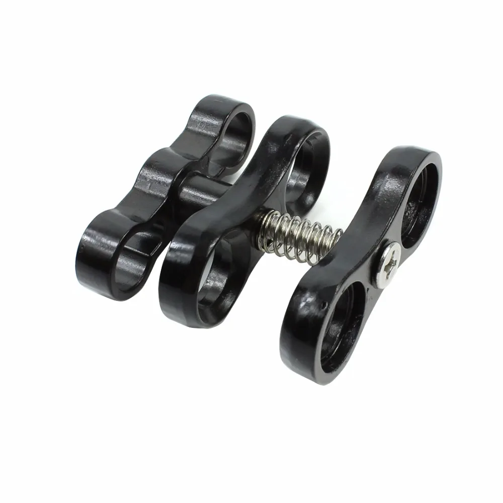 Aluminium CNC Kugelkopf Schmetterling Clip Tauchlicht Arm 360 Grad Clip Adapter Halterung Halter für Gopro YI für OSMO Action Kamera – Detail 40