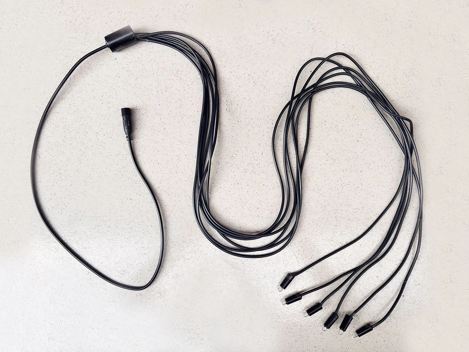 12V LED 조명 테이블탑 분수 (실내외 사용 가능) 현대적인 수중 홈 장식, DIY 교체용 어댑터 포함