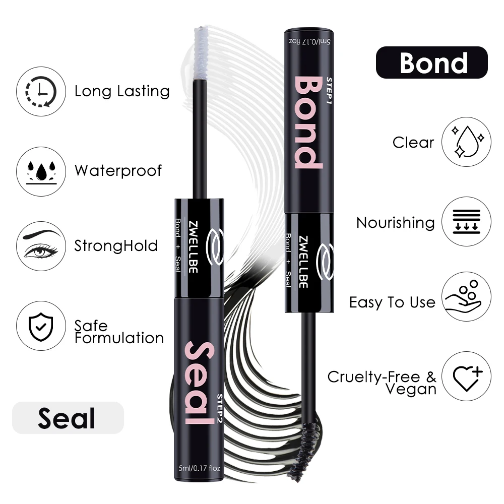 Lash Extension Kit Lash Bond Seal Eyelash Glue Remover 2 PCS