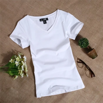 MRMT 2026 Women's T Shirt Women Short Sleeved Slim Solid Color Simple Pure Tee Womens T-Shirt For Female Women T shirts 1