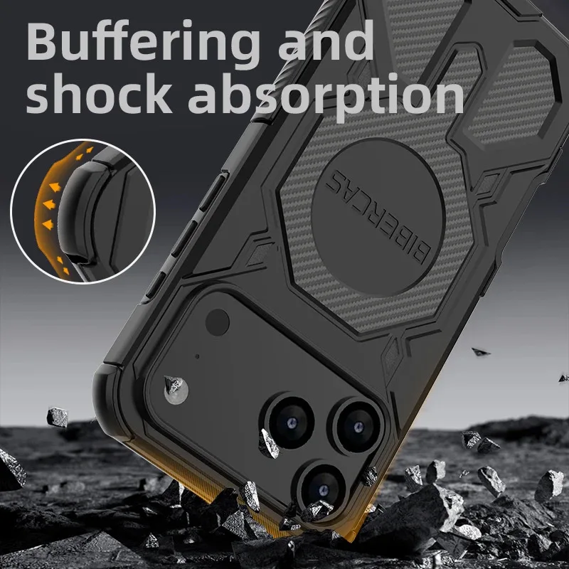 Ultimate Heavy Duty Armor Magnetic Shockproof Case - Premium Protection Cover with Magsafe Compatibility