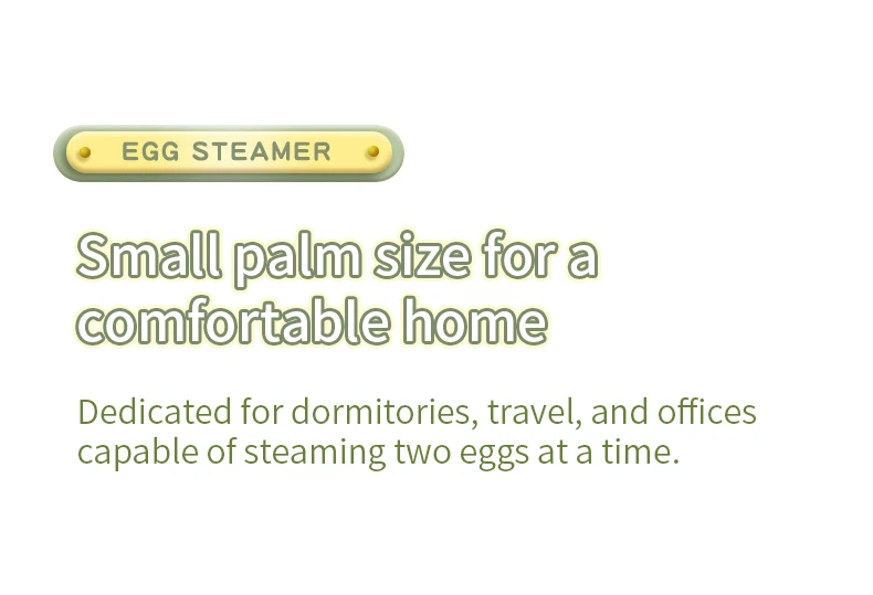 Description Picture 5 of item120W Electric Egg Boiler Automatic Steamer Mini Breakfast Machine Egg Cookers 2 Eggs Portable Steamer Automatic Power Off 220V