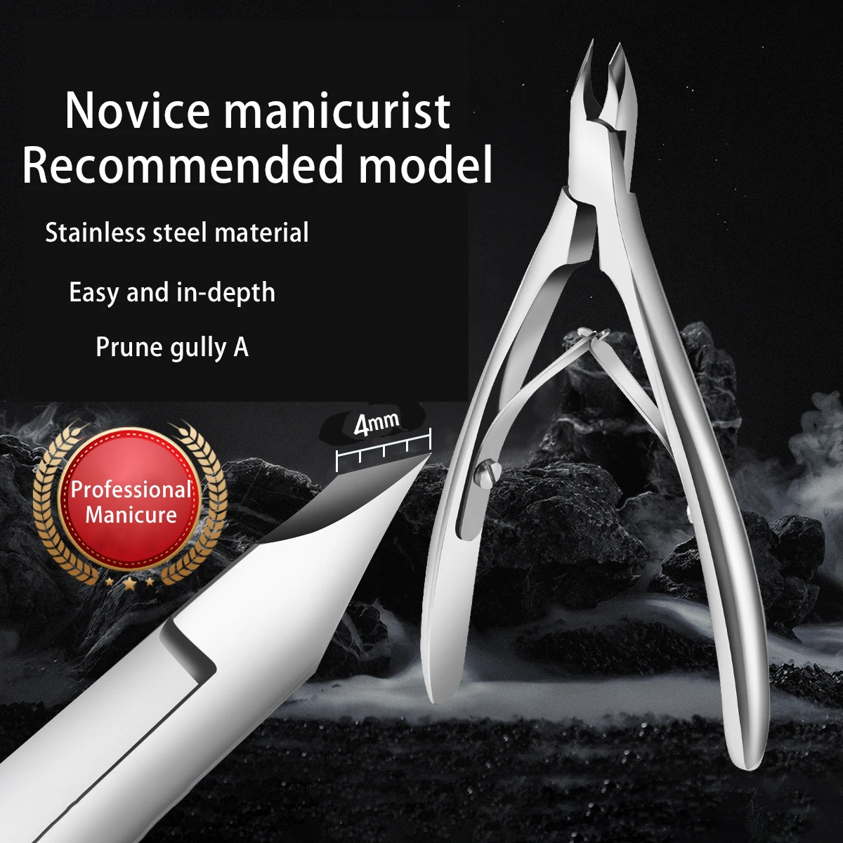 Nail clippers dead skin trimmer nail scissors stainless steel special paronychia scissors beauty salons