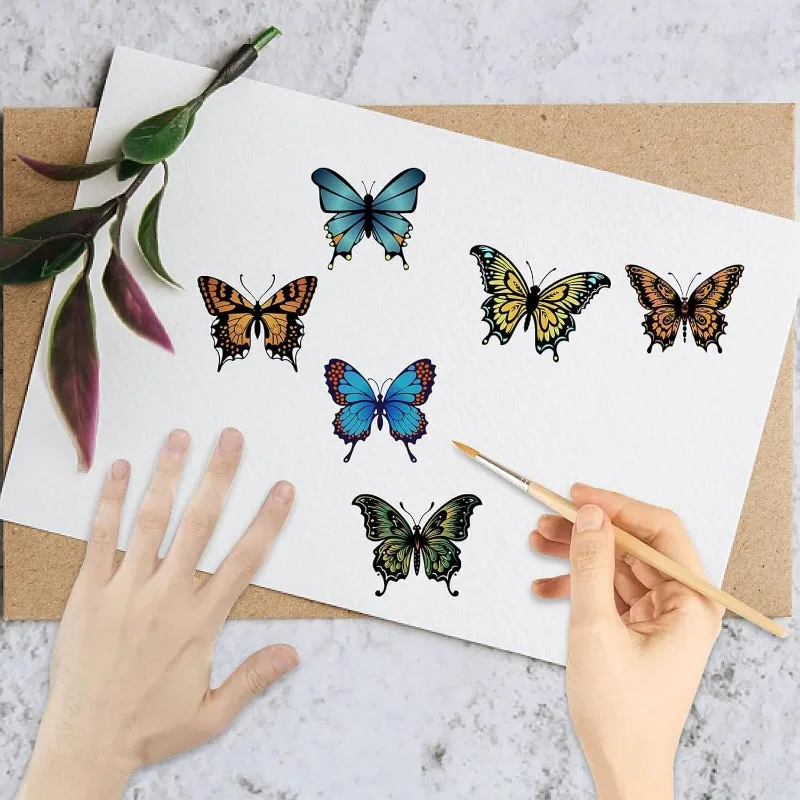 1Sheet Butterfly Rubber Stamp Swallowtail Butterflies Clear Transparent Vintage Silicone Seals Stamp for Journaling Card Making clear stamps clear rubber stamps