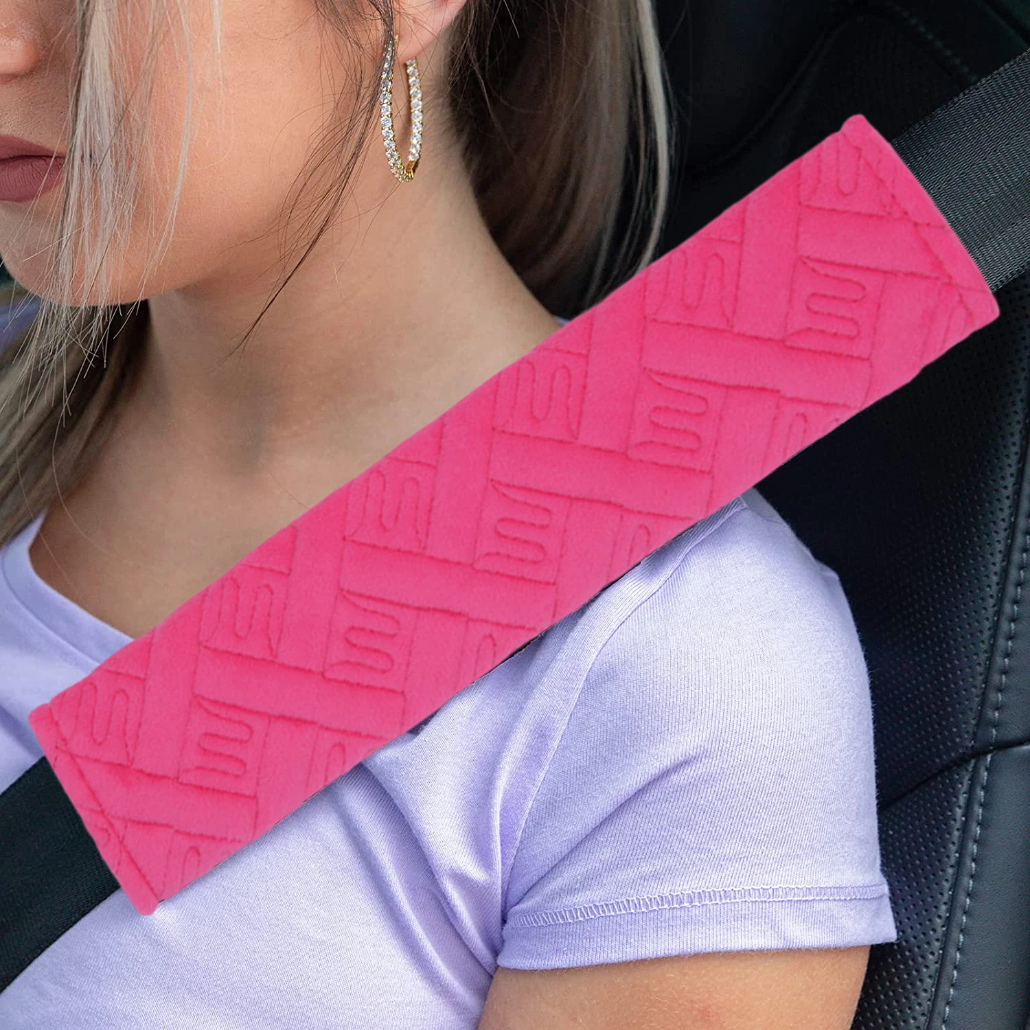 Car Soft Seat Belt Cover Universal Auto Seat Belt Covers Warm Plush