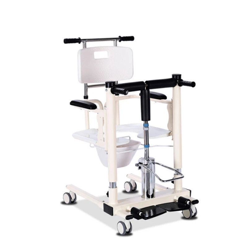 

Rehabilitation Therapy Hospital Medical Disabled Hydraulic Patient Lift Toilet Transfer Chair Patient Lift