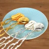 Fruit Salad Cake Clip Buffet Food Tong Gold-plated Salad Pastry Clamp Snack Cake Clip Baking Barbecue Tool Vintage style 4
