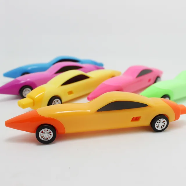 Cute Kawaii Cartoon Plastic Car Ballpoint Pen Novelty Ball Pen Creative Novelty Items Korean Stationery Free Shipping 5