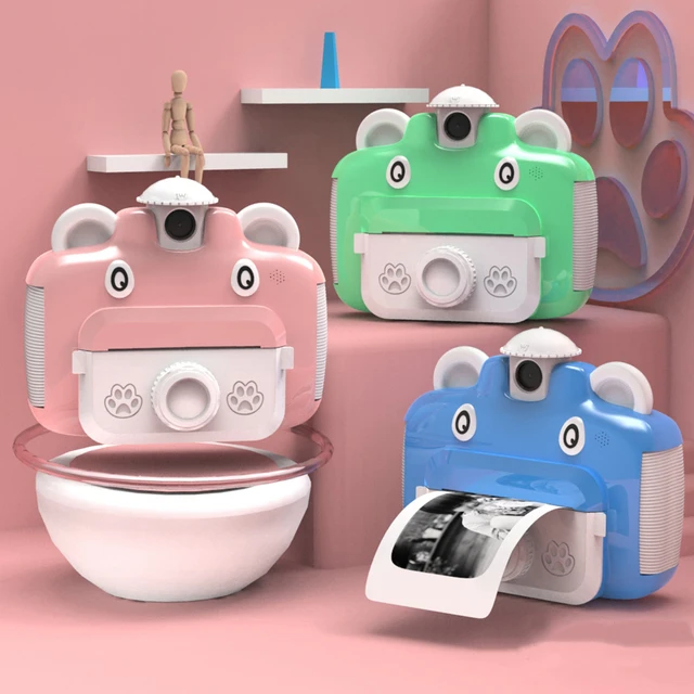 Kids Instant Print Camera 1080P HD Video Photo Camera Toys for Children with 32GB Card Digital Camera Photo Toys 1