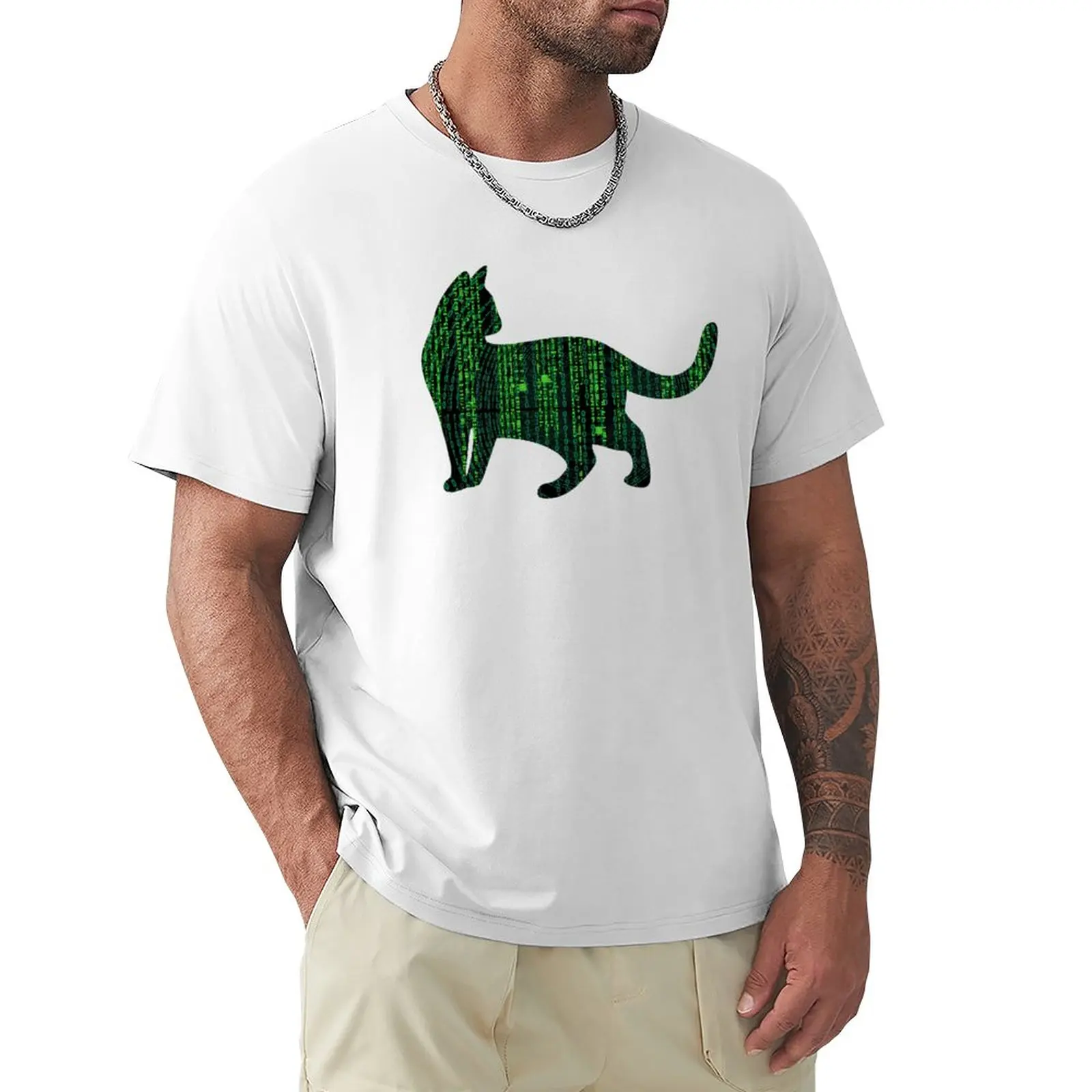 

Matrix Cat T-Shirt heavyweights oversizeds funny t shirts for men