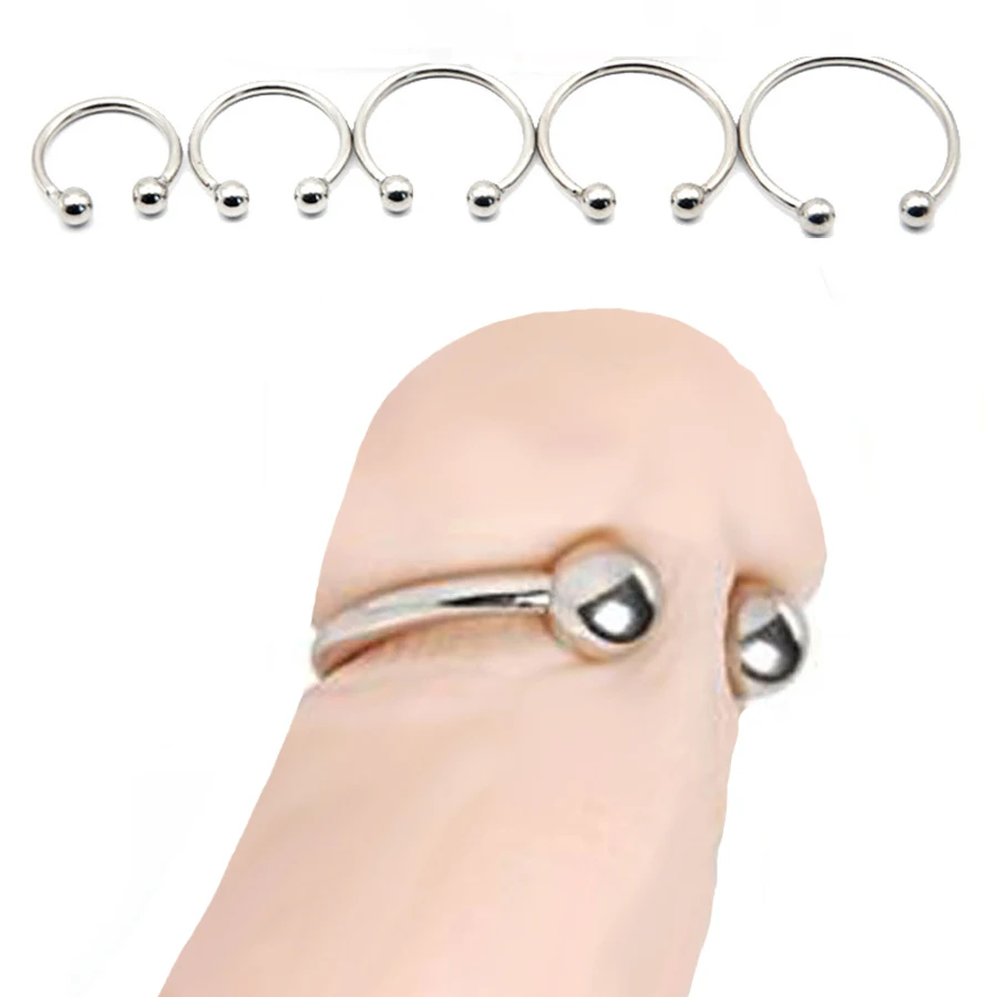 Foreskin Corrector Resistance Ring Delay Ejaculation Penis Rings Sex Toys for Men Glans Erection Pleasure Enhancement Cock Ring