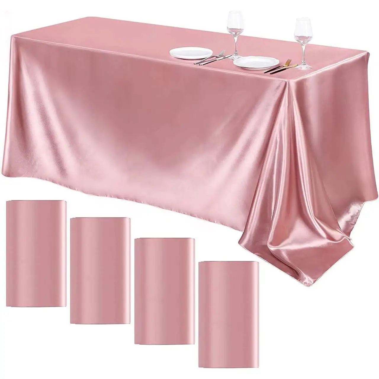 145*260 cm table skirt plastic party table cover suitable for happy birthday party wedding holiday indoor outdoor decoration