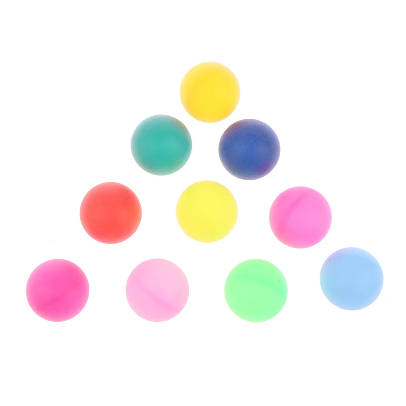 

50 pcs /Pack Colorful Ping Pong Balls 40MM Entertainment Table Tennis Balls