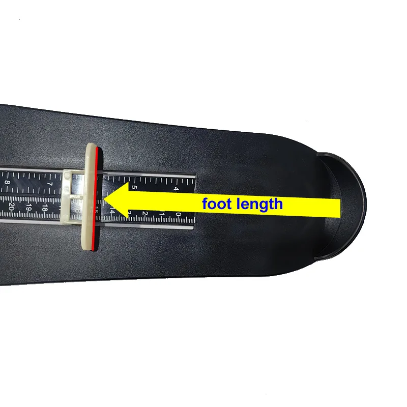 1Pcs Portable Foot Length Growing Measuring Device for Kids & Adults Shoe Sizer Feet Length Ruler Shoe Size Measure Tools Device