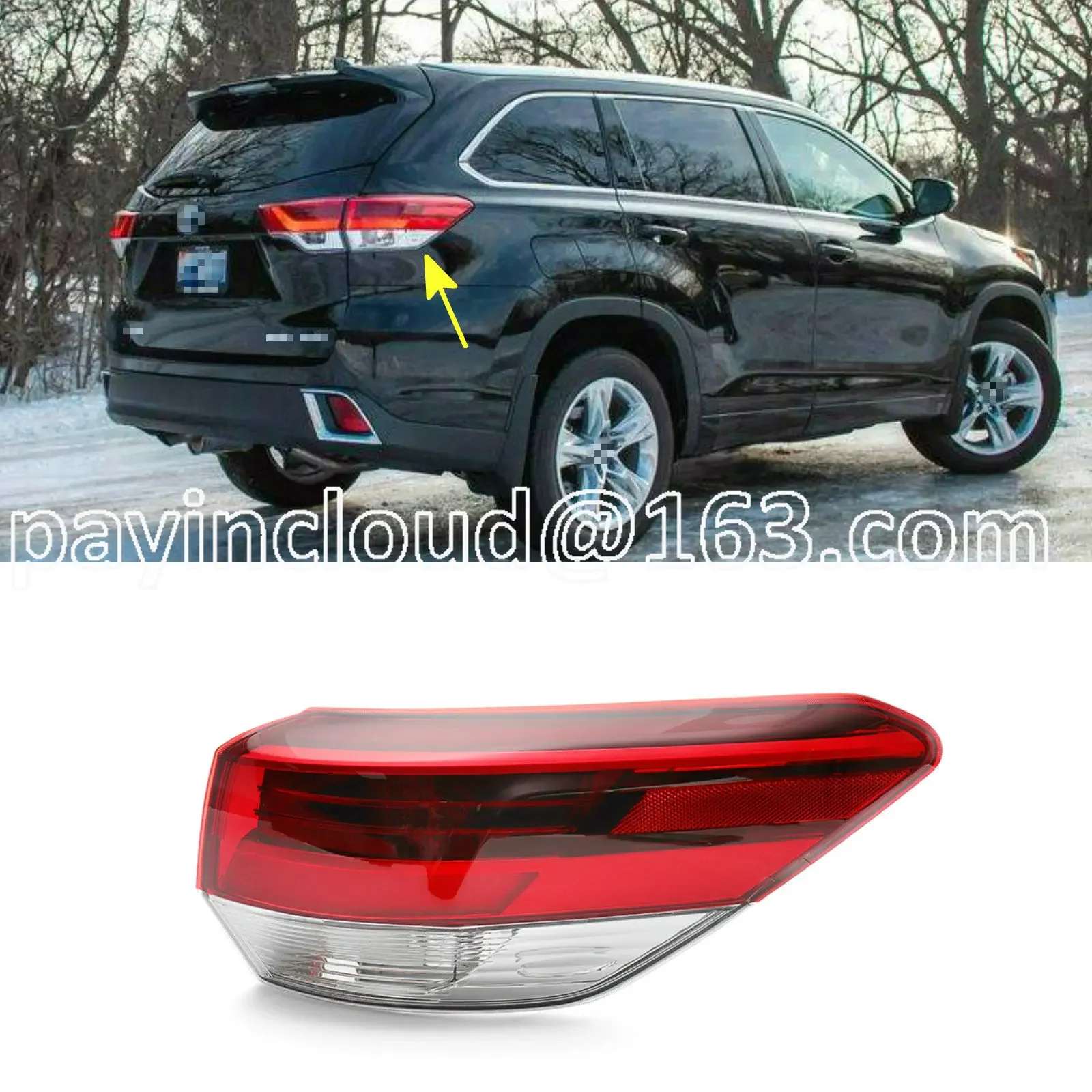 

LED Tail Light Assembly Fit For With 2017 2018 2019 Outer Right Passenger Side Red Taillight