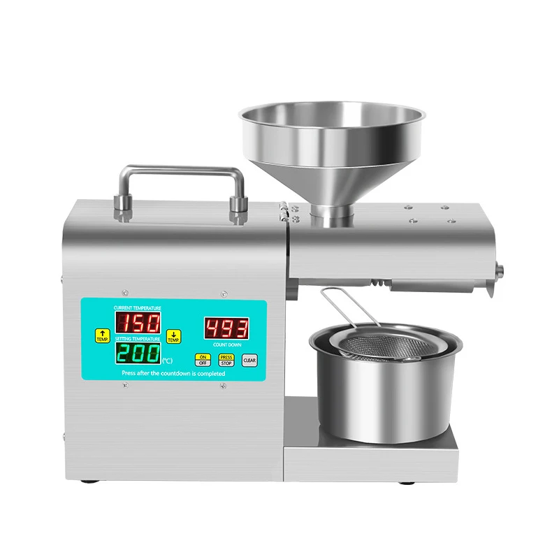 RG-311/RG-312 Hot Cold Oil Press Machine English Version Stainless Steel Intelligent Temperature Control Oil Presser 220V/110V new remote english version for tcl royal 9000btu air conditioner remote control