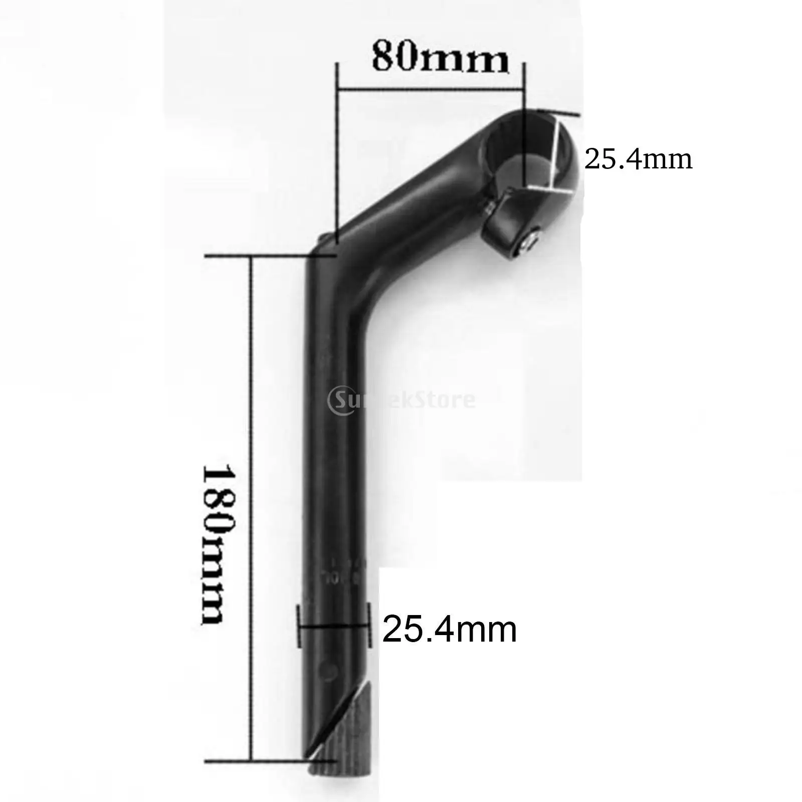 Skyhousetree 다이내믹 로드 바이크, 포스트 26.0mm, 1 인치 퀼스템, 17 도 180mm