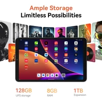 Tablette ALLDOCUBE iPlay 80 mini Pro 8,4'' 90Hz UNISOC T7300 16 Go (8 Go + 8 Go virtuels) de RAM 128 Go de ROM Android 16 6050 mAh 4G LTE 4