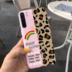 Lovely Printing Jelly Silicone Soft Phone Back Cover Case for Reno3 (CPH2043) (Coffee)