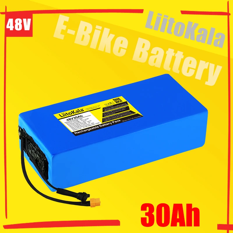 Аккумуляторная батарея LiitoKala 48 в 30 Ач/20 Ач/25 Ач 21700