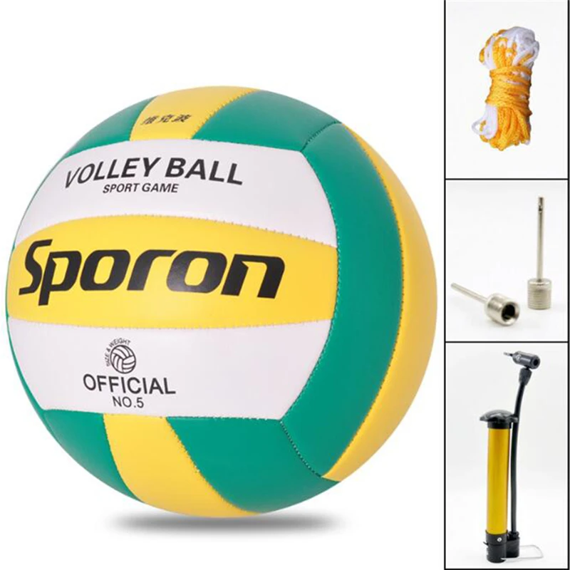 1Pcs PVC Soft Volleyball Professional Training Competition Ball International Standard Beach Handball Indoor Outdoor Supplies