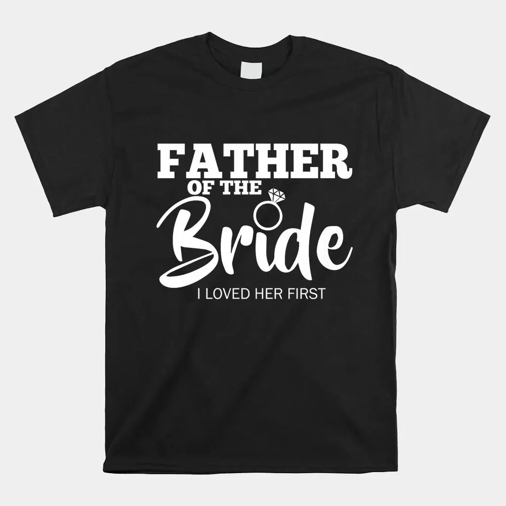 

Funny Father Of The Bride Shirt Print Round Neck Short Sleeve T-shirt Top
