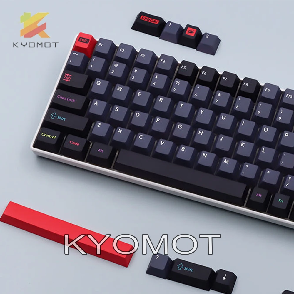 Kyomot Gmk 139 Teclas Drácula Keycaps Pbt Sublimação Cereja Perfil para Faça Você Mesmo Layout Ducky Teclado Mecânico Personalizar Tampa Chave - Imagem 6