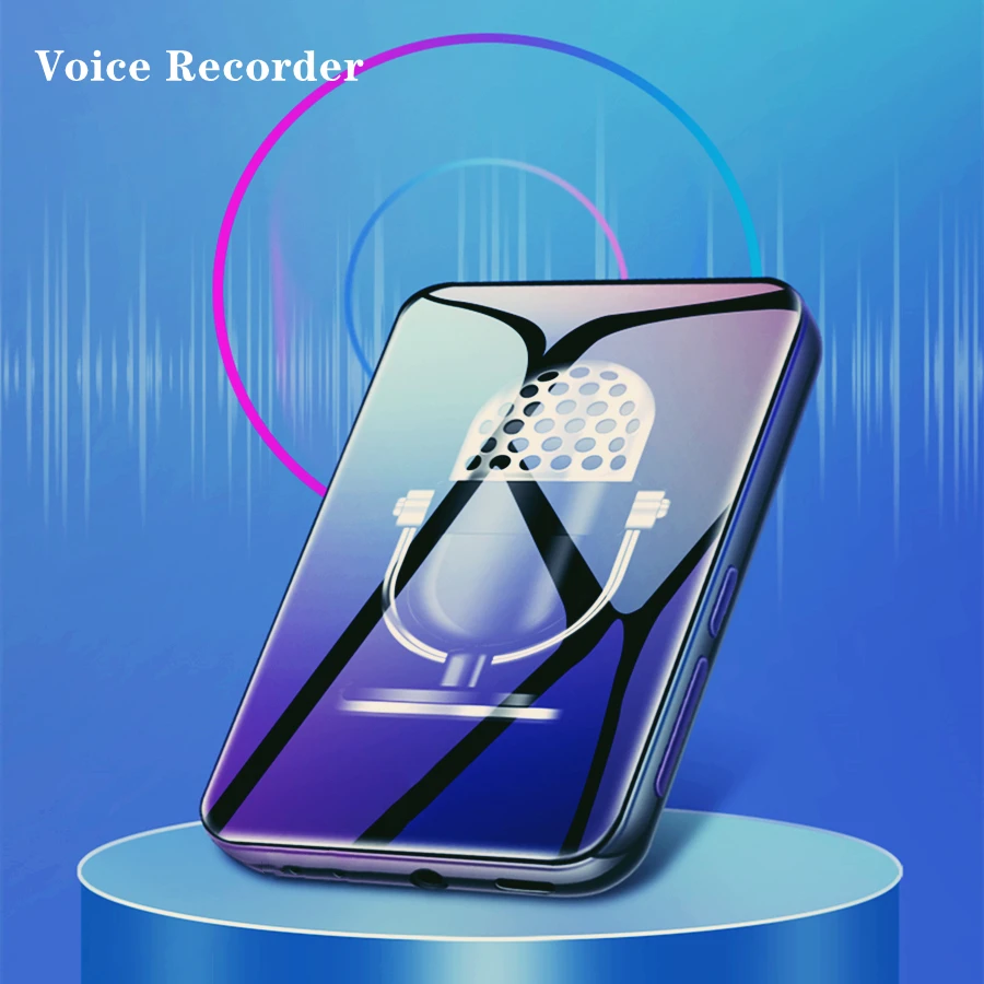 Bluetooth MP3 Player 64gb Touch Screen Hifi Music Video Player With Speaker  E-book FM Radio Mini Portable MP3 Recorder Walkman - AliExpress