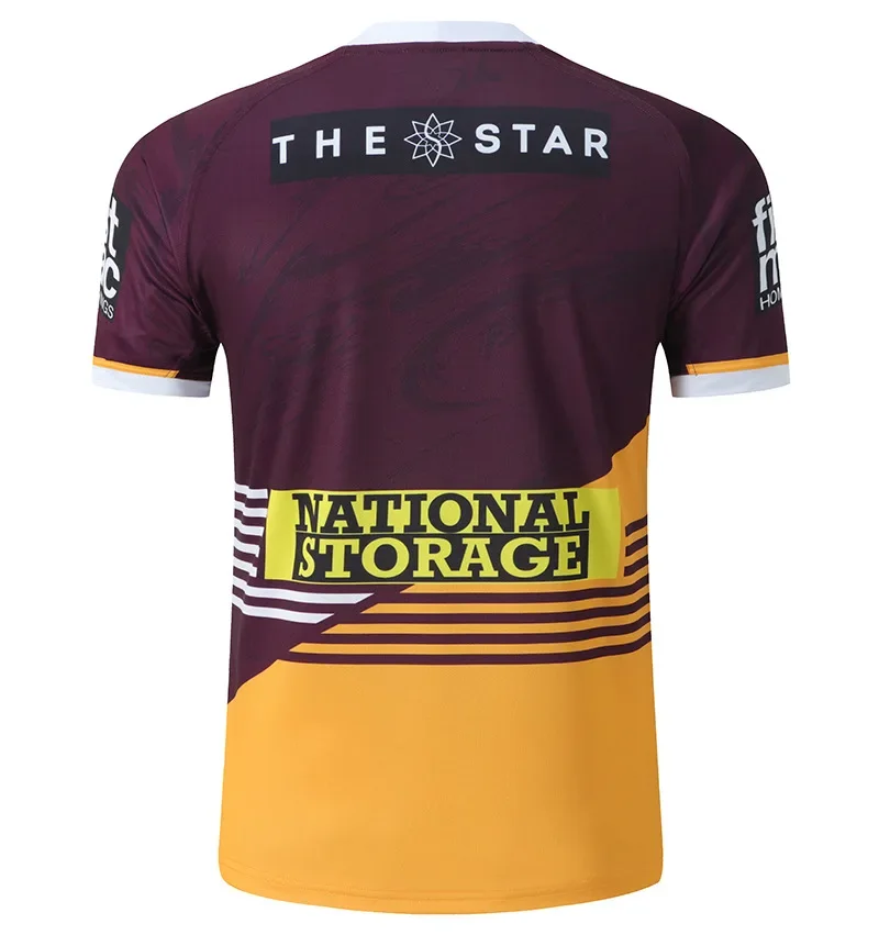 Brisbane Broncos Jerseys Maru NRL Short Sleeve T-Shirt Men's Women's Tshirt Children's Tees Tops Unisex Clothing 2025 4