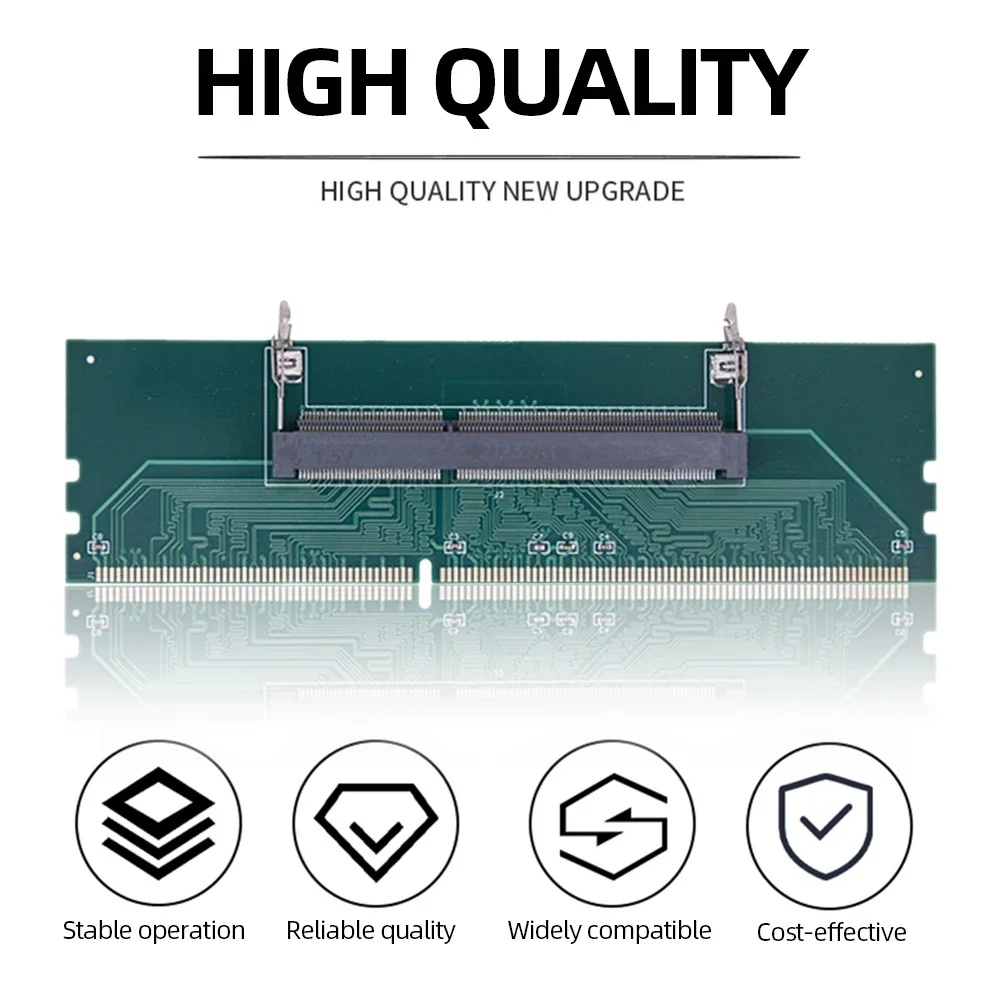 노트북-데스크탑 메모리 어댑터 카드 DDR3 DDR4 DDR5 SO-DIMM-PC DIMM 카드 메모리 어댑터 데스크탑 노트북용 메모리 스틱