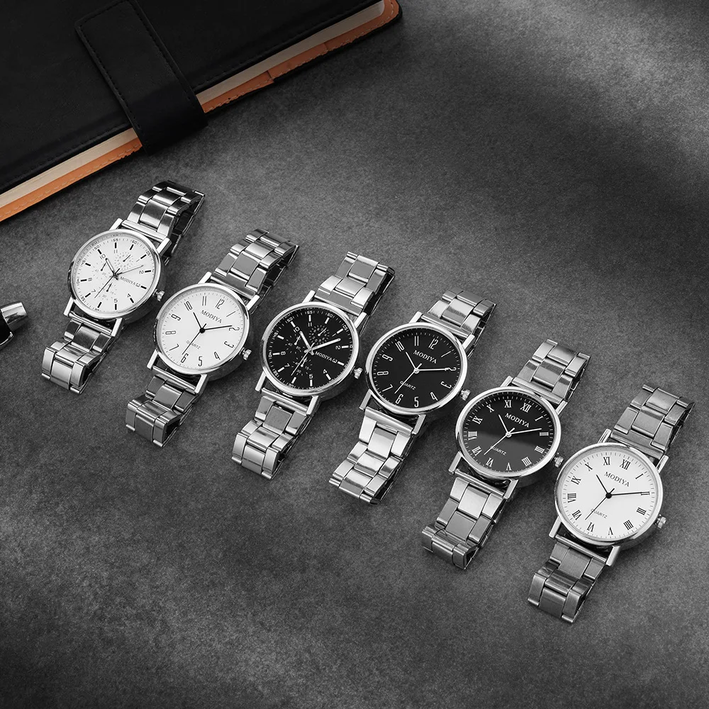 Orologio sportivo da uomo Fashion Luxury orologio da polso rotondo in acciaio inossidabile orologi da donna al quarzo orologio maschile Reloj Hombre