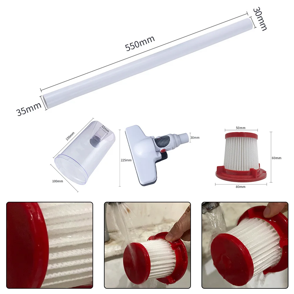 

Dust Dirt Bin Filter For VC333 Small Large Suction Handheld Vacuum Cleaner Household Useful Products Household Cleaning Tools