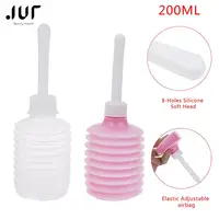 1Pcs 200ml Disposable Medical Vaginal Irrigator Retractable Vagina Anal Douche Feminine Hygiene Enema Cleaner PVC Rectal Syringe 1