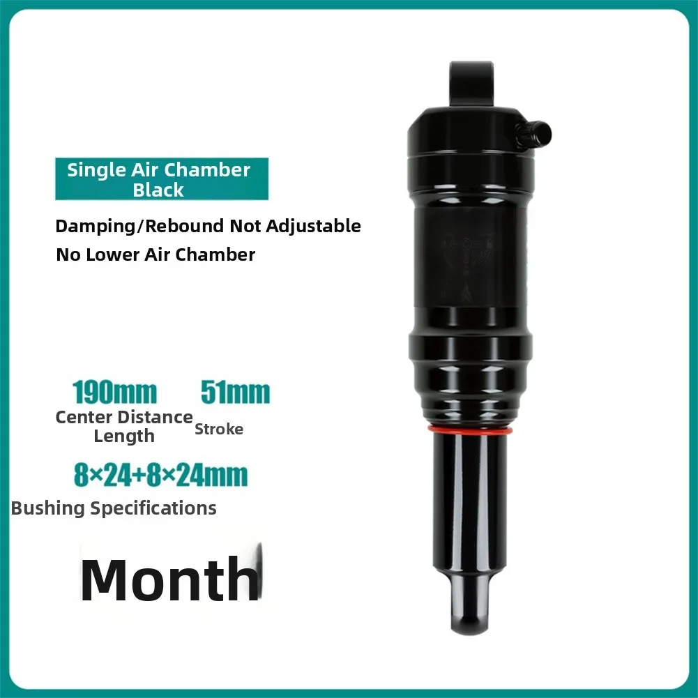 알루미늄 산악 자전거 리어샥 165mm 190mm 210mm 싱글 챔버 디자인, 대부분..