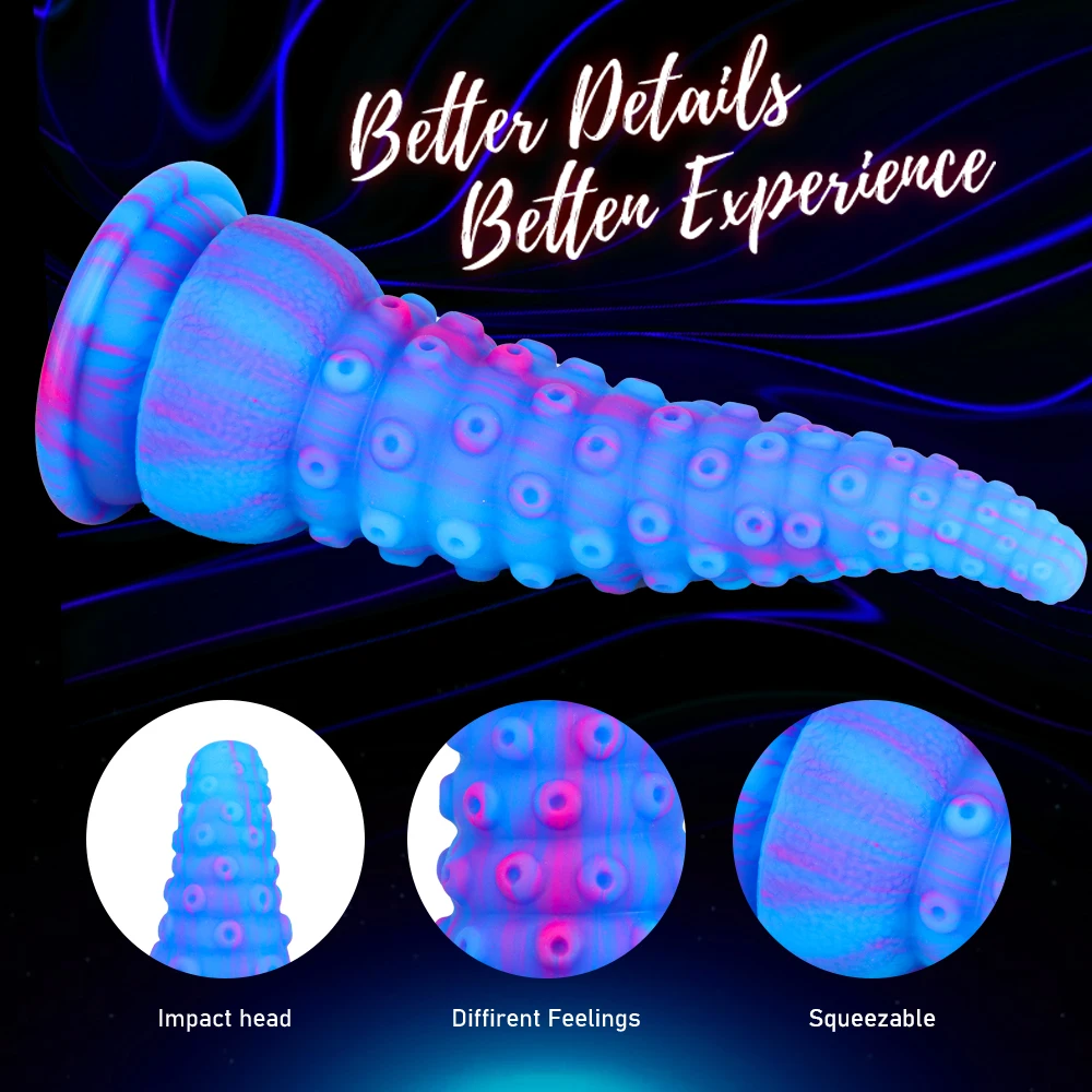 Silicone Octopus Tentacle Huge Animal Dildo Colorful Monster Dildo Prostate Massage Anal Butt Plug Sex Toy for Women Adult Toys Suppliers Sea1972e565404629a20ad6cc3e1a438ew