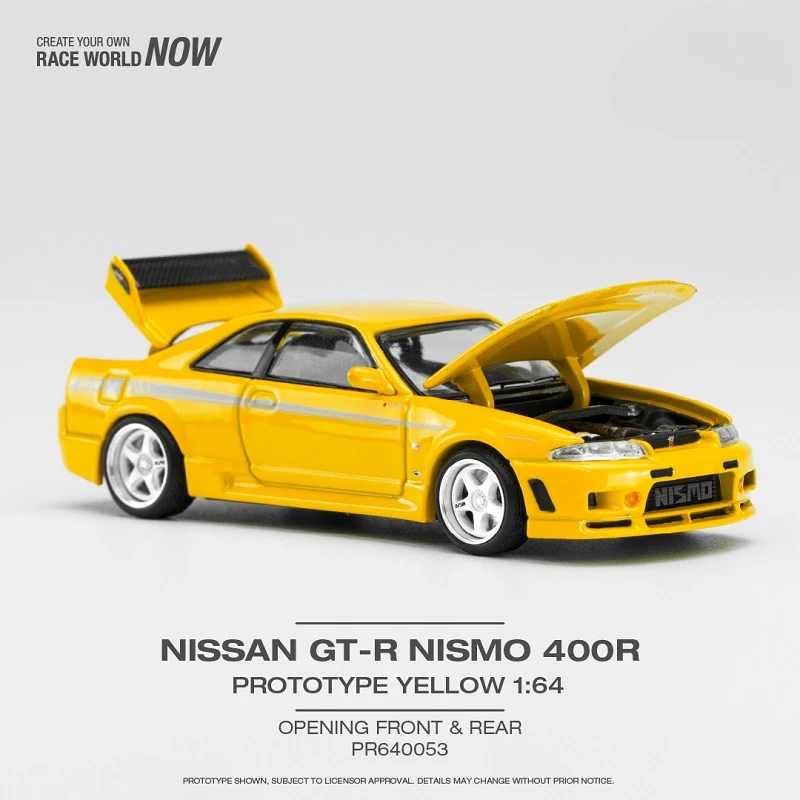 

**Pre-order ** XCarToys X POP RACE 1:64 Nismo 400R Speed Yellow Diecast Model Car