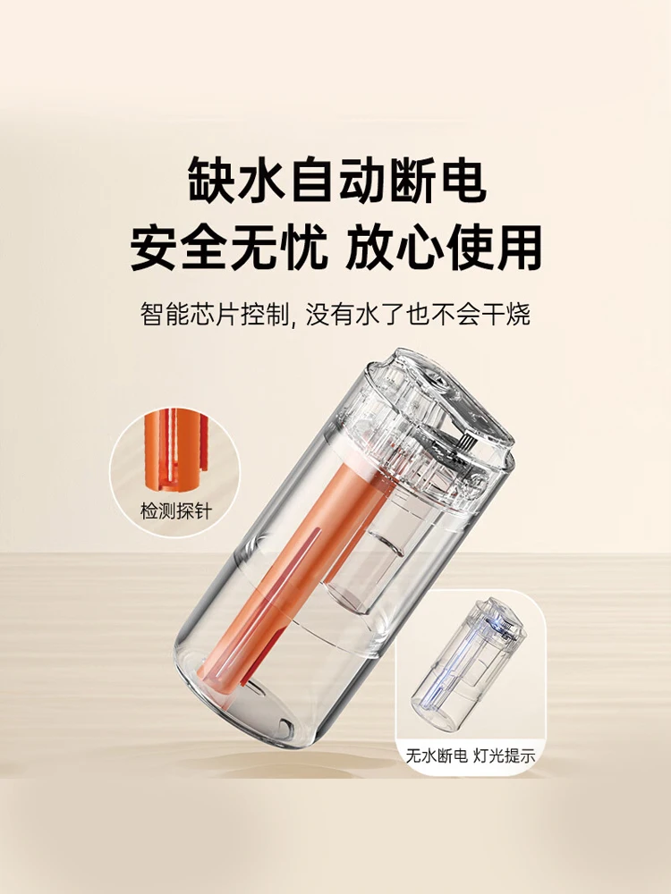 가정용 무균 가습기 소형 에어 미스터, 무소음 타입 침실, 무거운 안개 타입, USB 무선 살균 수화기