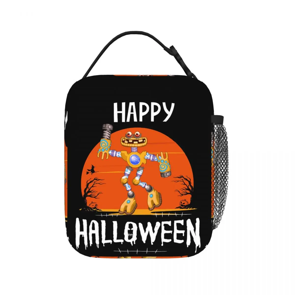 

Wubbox My Поющие Монстры, изолированная сумка для ланча на Хэллоуин, стандартная коробка для ланча, сумка для ланча для женщин, для работы, для детей и школы