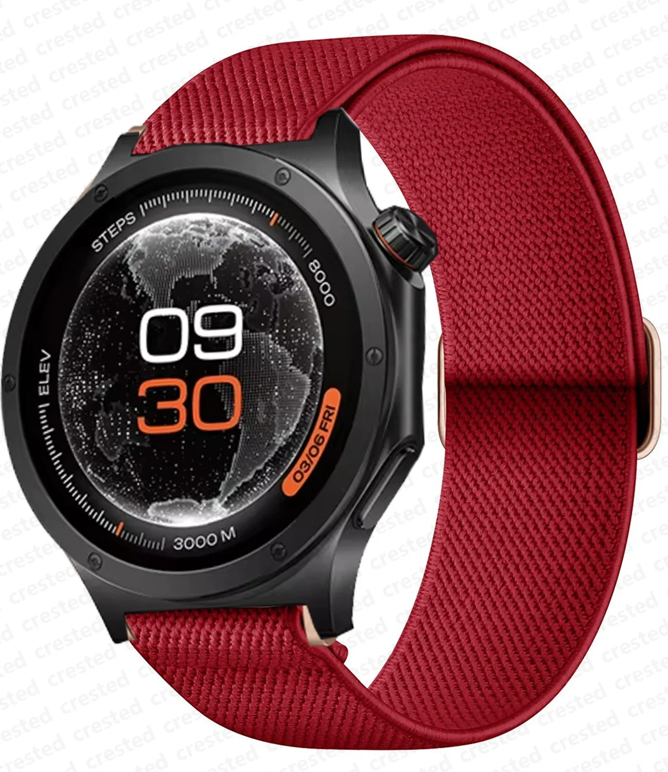 Adjustable Nylon Strap for Smartwatches - Elastic Bracelet Band Accessory