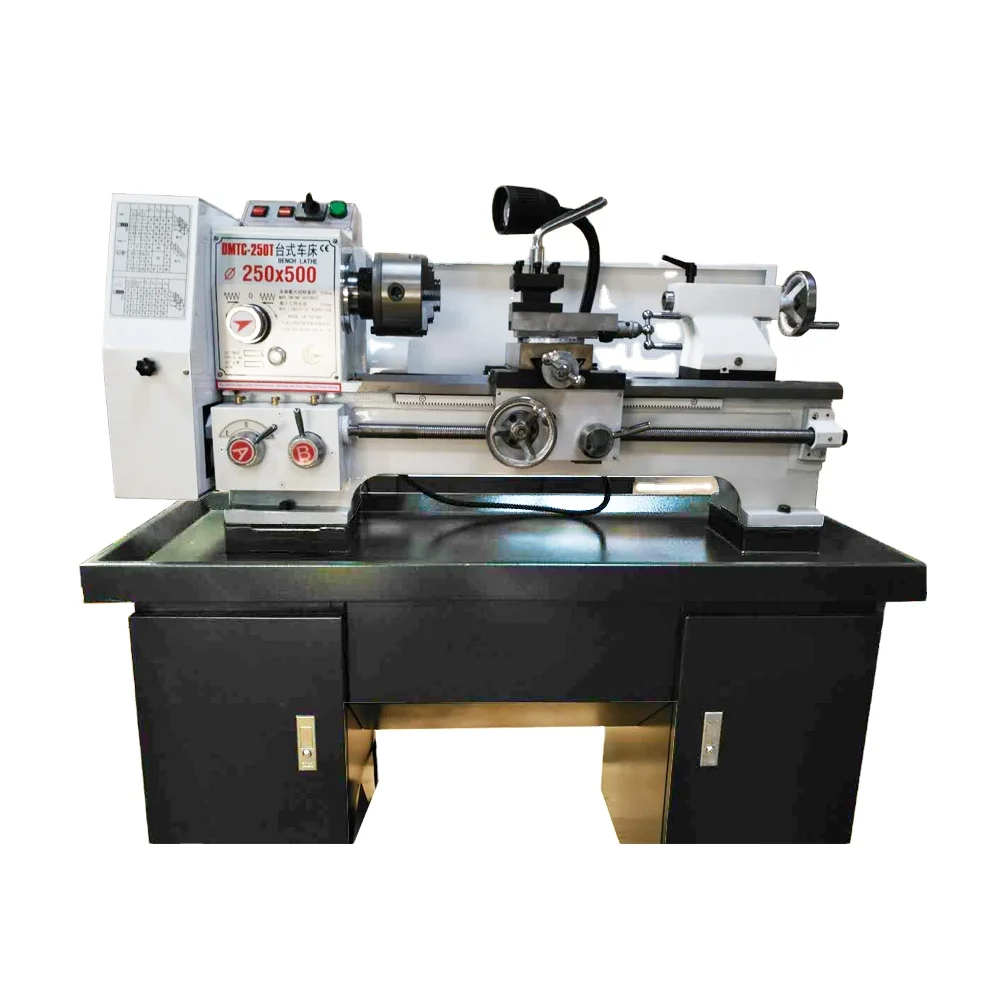 DAHUIMT 250T China Supplier High Precision Mini Lathe CNC Bench Lathe Desktop Lathe