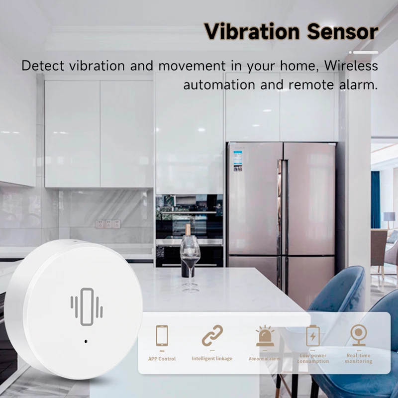 Motion Sensor Tuya Zigbee Smart Vibration Sensor